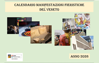 E' on line il Calendario Fieristico Regionale 2026