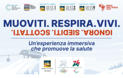 Locandina "Muoviti respira vivi" con loghi