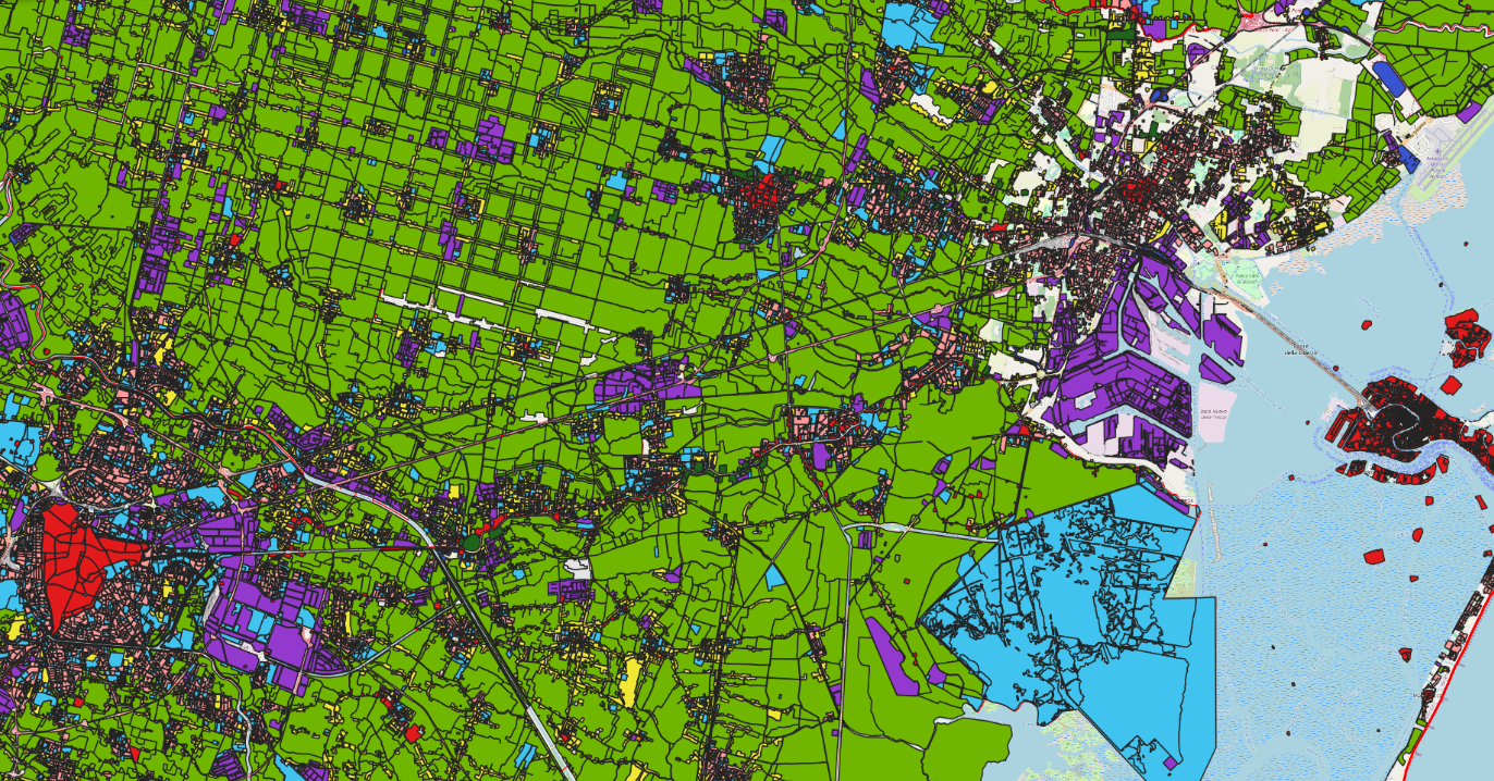 Collegati al visualizzatore dei dati urbanistici e territoriali del Veneto
