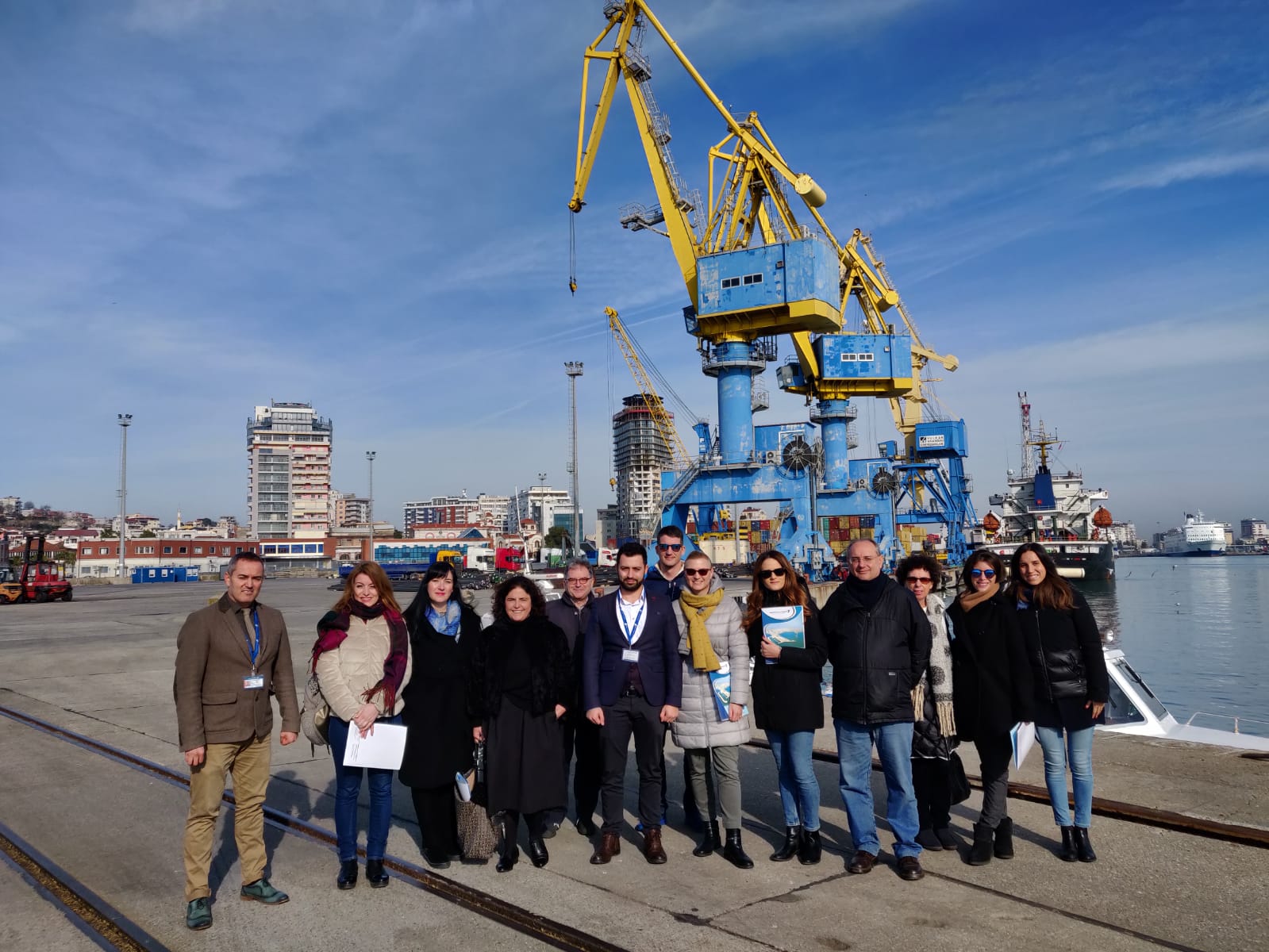 Il partenariato di FUTURE 4.0 in visita studio al Porto di Durazzo in Albania