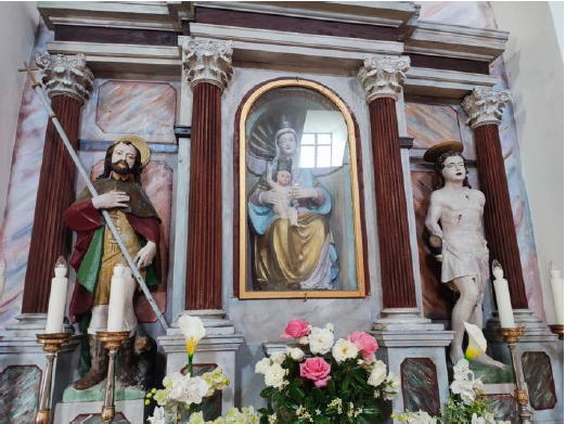 Interventi sul patrimonio - Restauro dell'altare e del dipinto della Chiesa di S. Michele a Villanova