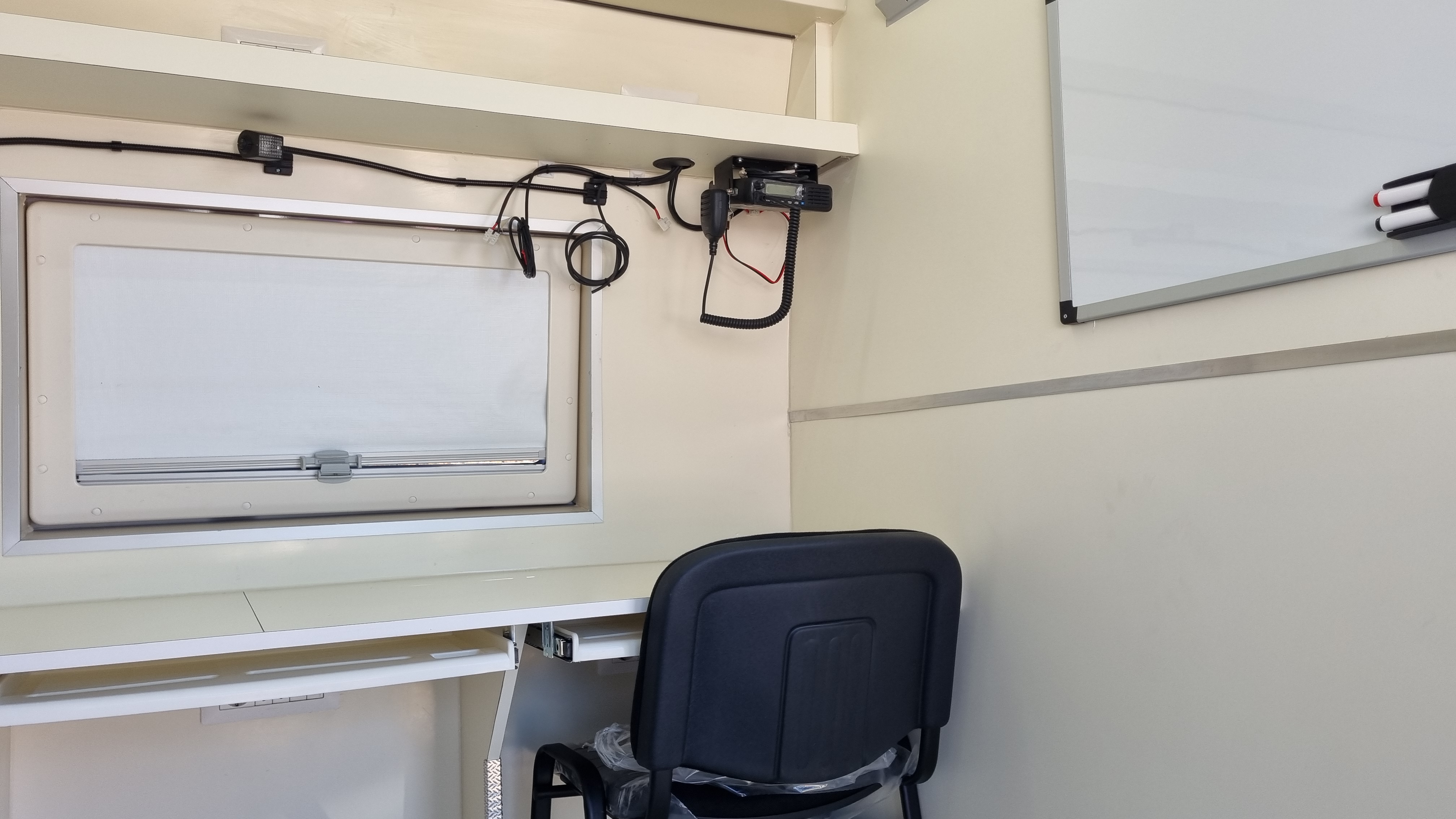 Ufficio mobile panoramica interna