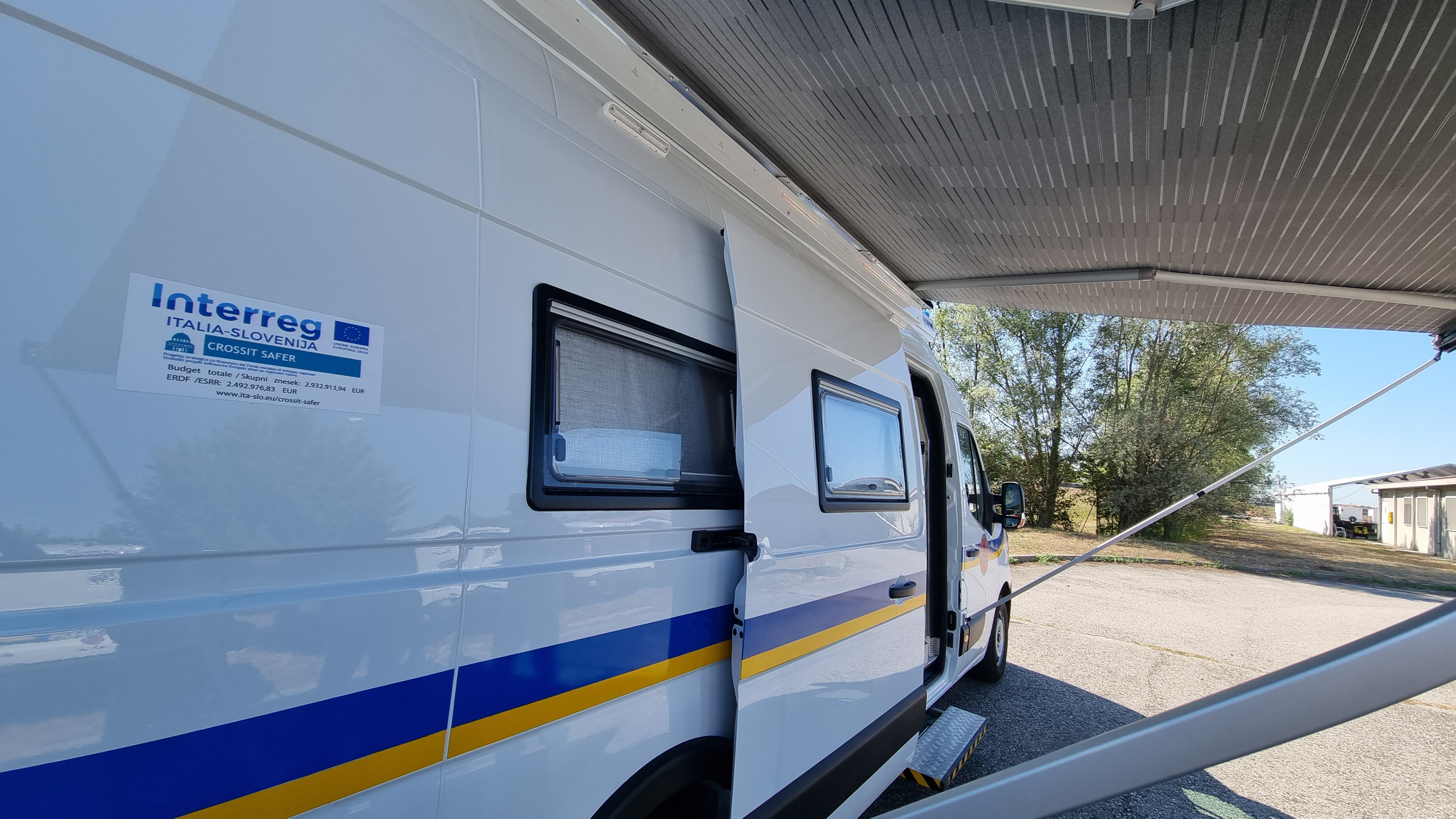 Ufficio mobile panoramica esterna