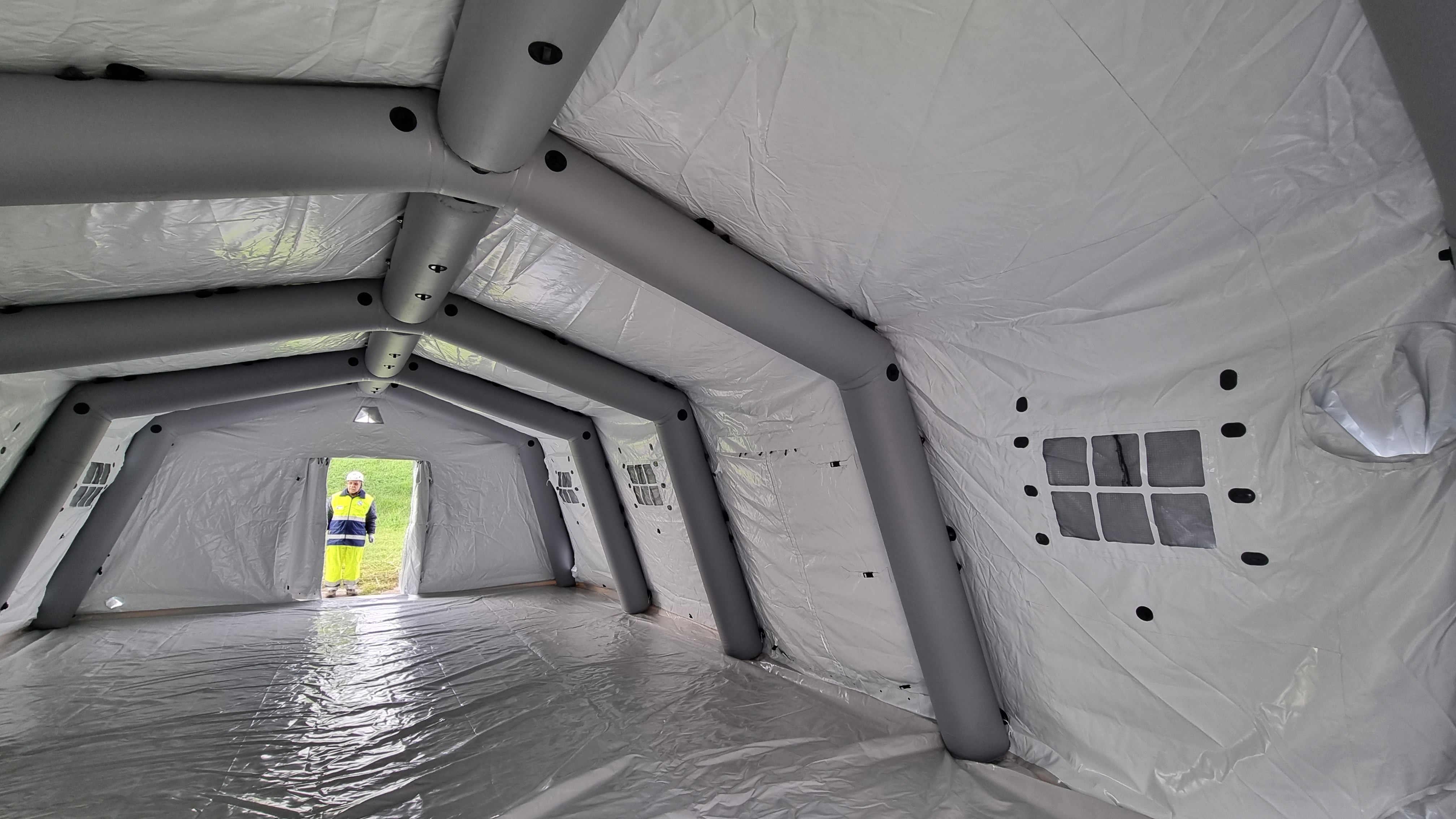 Interno di una tenda