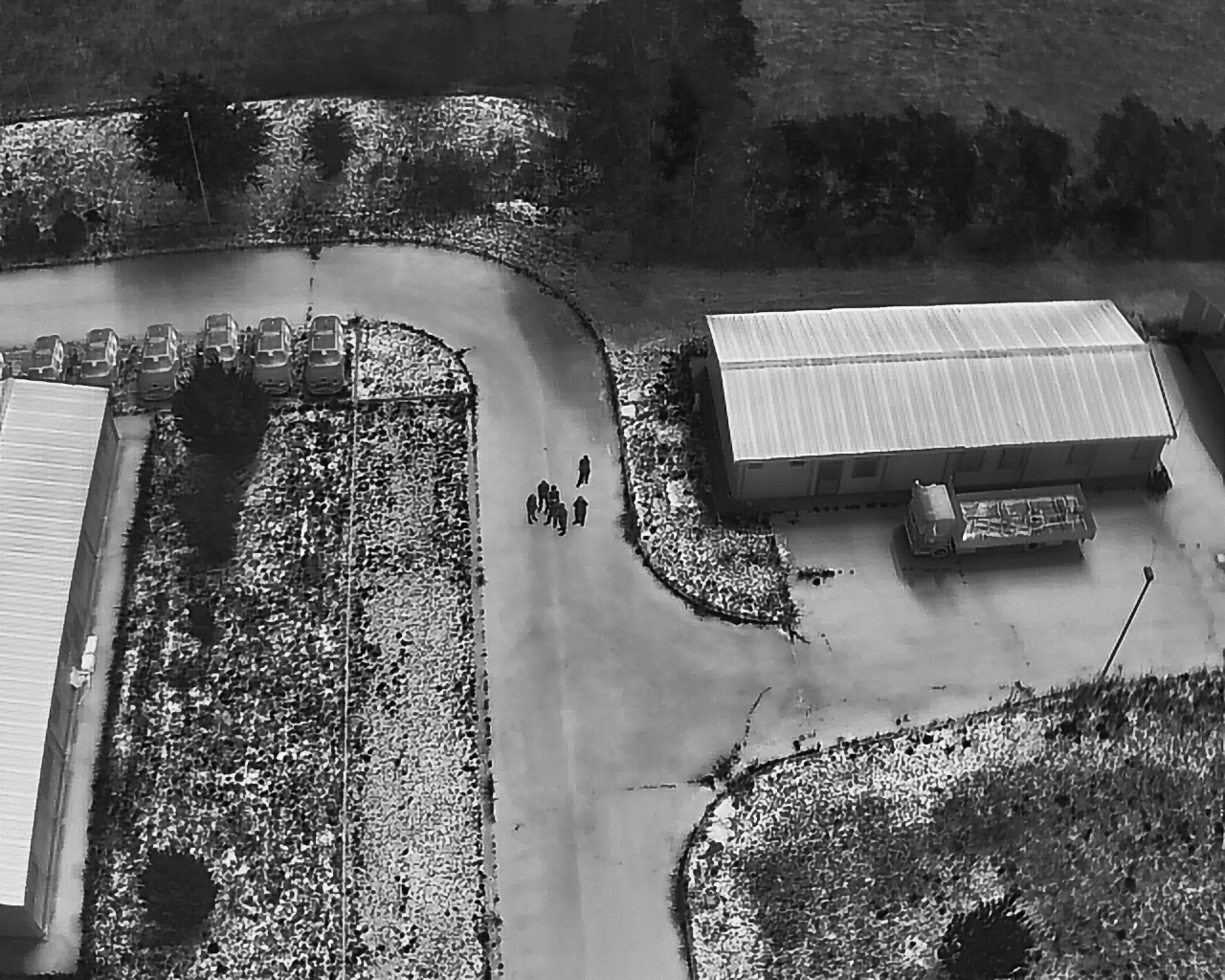 Foto aerea realizzata con nuovo drone