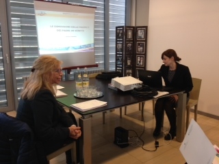 La Consigliera di parità del Veneto Sandra Miotto e la dott.ssa Chiara Tronchin di Lan Servizi S.r.l.