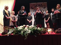 L'Assessore regionale all'Economia e Sviluppo, Ricerca e Innovazione, Marialuisa Coppola durante la premiazione